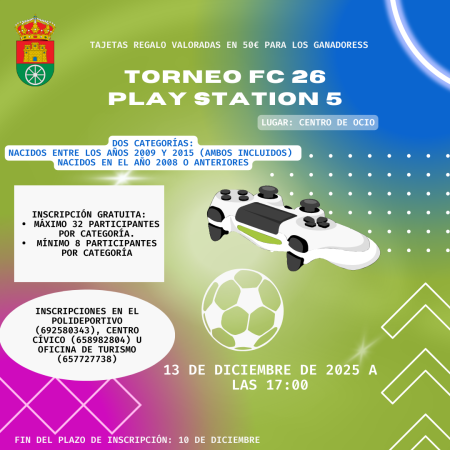 ImagenTORNEO FC26 PLAY STATION 5